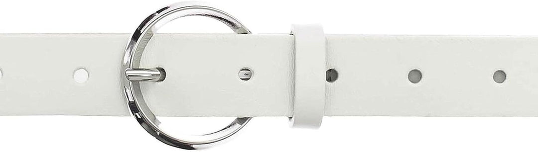 Vanzetti 25mm Leather Belt W80 White