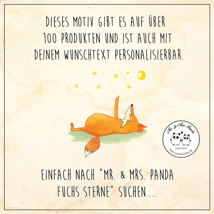 Mr. & Mrs. Panda Motiv WC Sitz Fuchs Sterne - Geschenk, Toilettendeckel, Spruch schön, entspannt, To