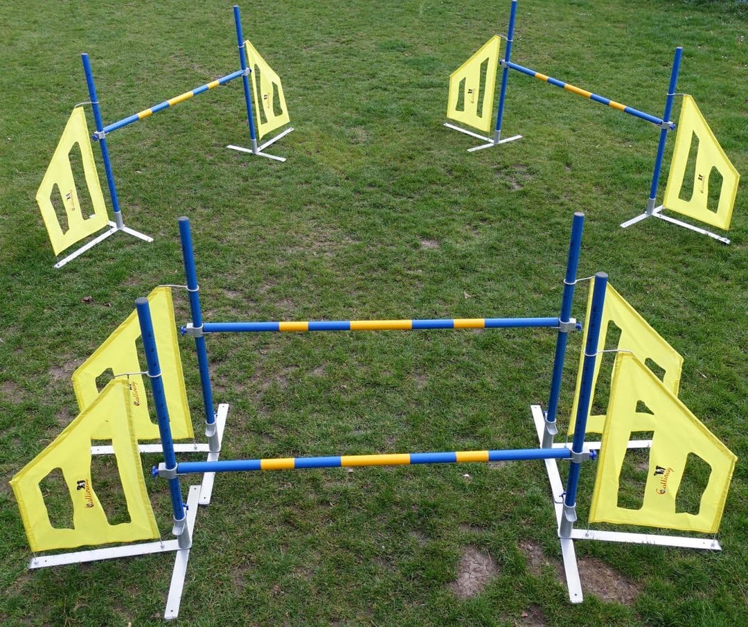 Callieway® Hundesport Agility Set / 6er Kombi Fun & Action Agility Set