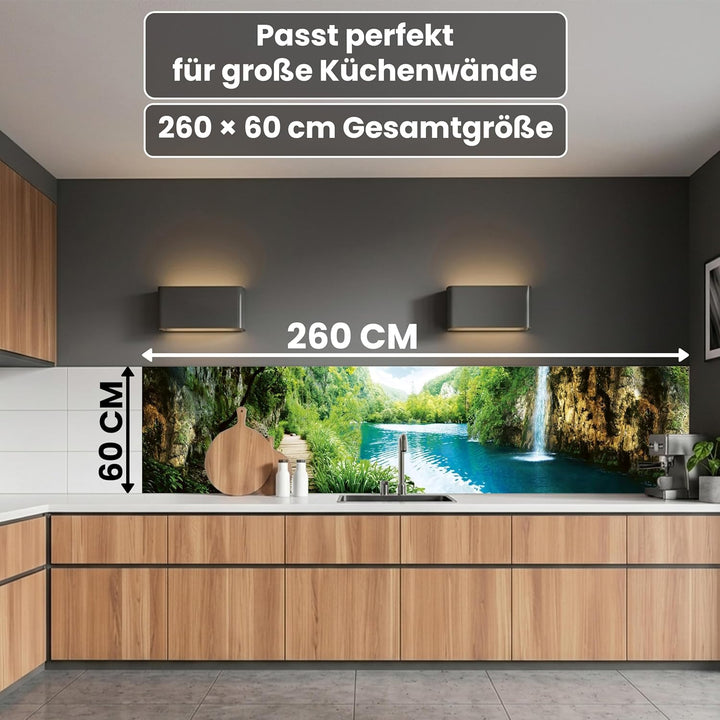 Dimex Küchenrückwand Folie selbstklebend ENTSPANNUNG IM Wald | Klebefolie - Dekofolie - Spritzschutz
