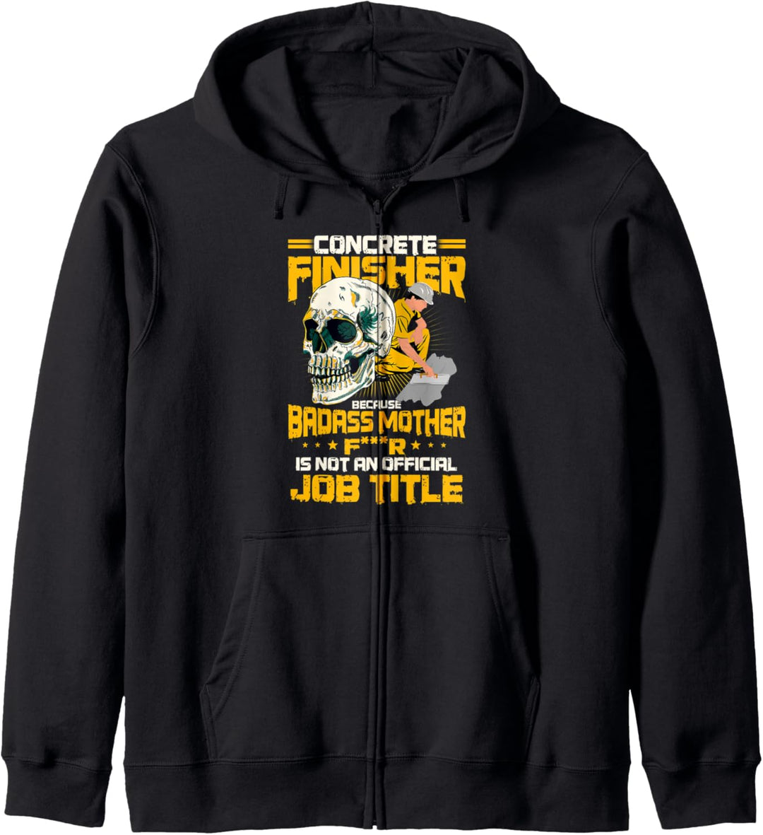 Concrete Finisher Lustiger Spitzname Titel Cement Mason Kapuzenjacke