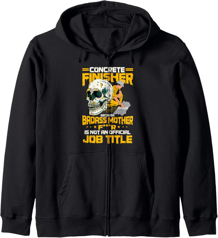 Concrete Finisher Lustiger Spitzname Titel Cement Mason Kapuzenjacke