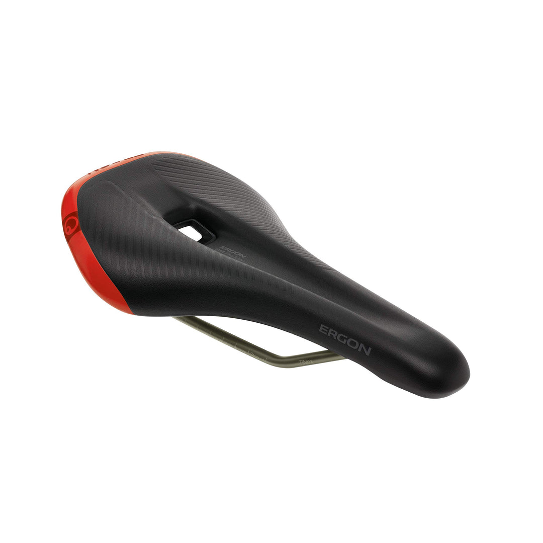 Ergon Herren Sm Pro Fahrradsattel 12-16cm Stealth-Risky Red, 12-16cm Stealth-Risky Red