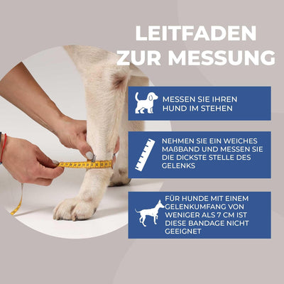 Nature Pet Premium Hunde Handgelenk Bandage/Karpalgelenk Schutz Bandage/Stützbandage für Hunde (S, G