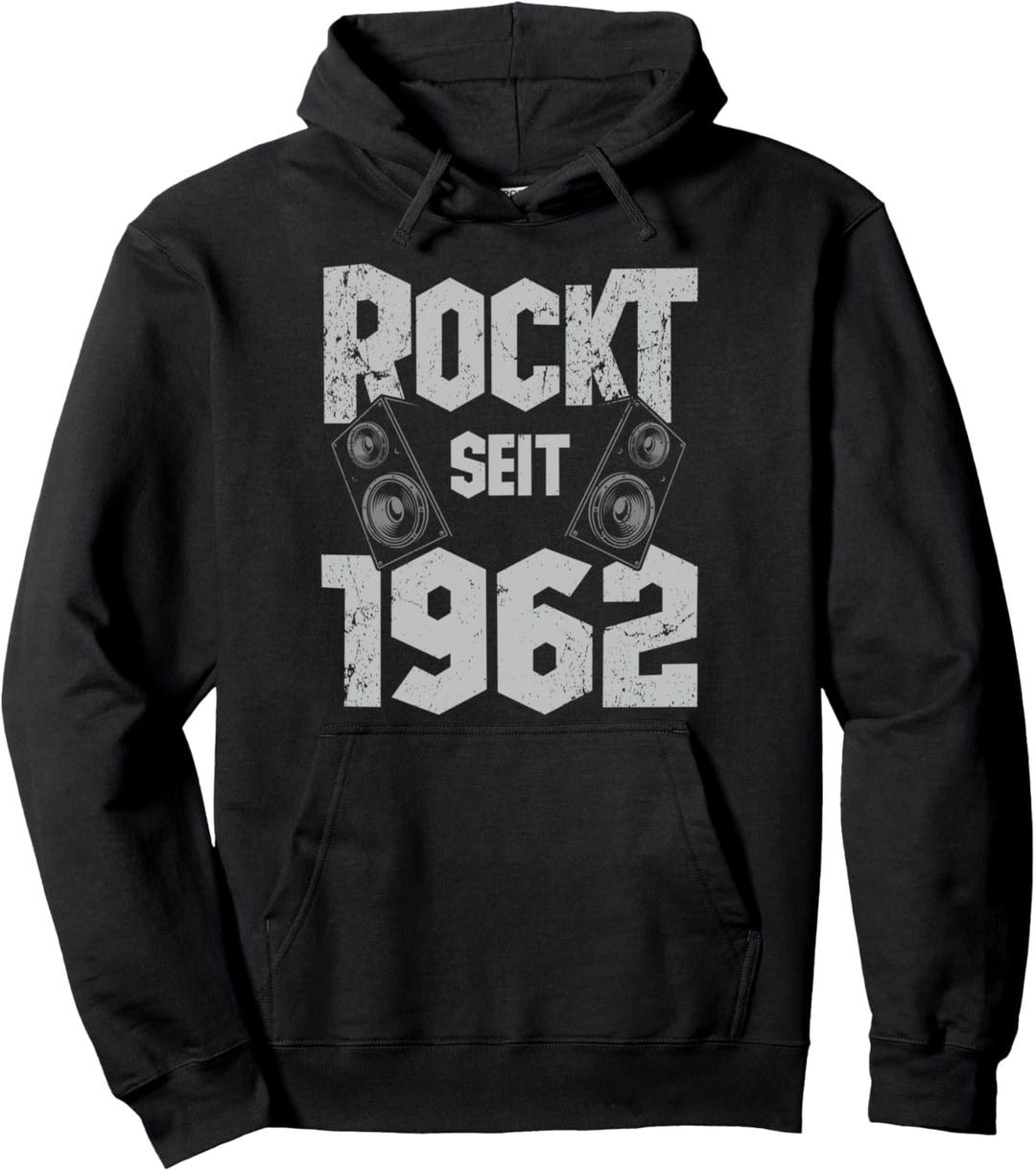 61. Geburtstag Rockt Seit 1962 Jahrgang Rock Mann Frau Cool Pullover Hoodie