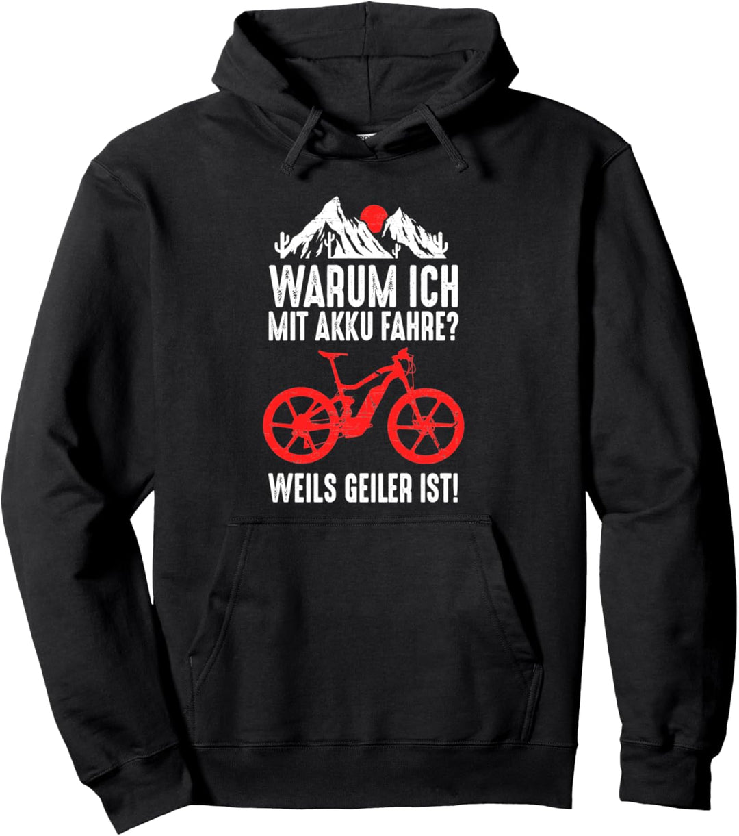 E-Bike Spruch Für Einen Pedelec Fahrradfahrer Geschenk Pullover Hoodie