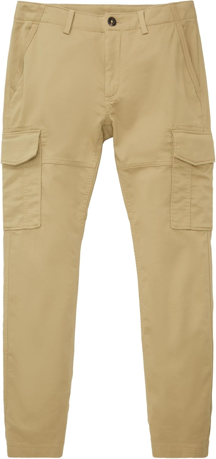 TOM TAILOR Herren Regular Fit Cargo Hose mit Stretch XXL 19726 - Olive Grey, XXL 19726 - Olive Grey