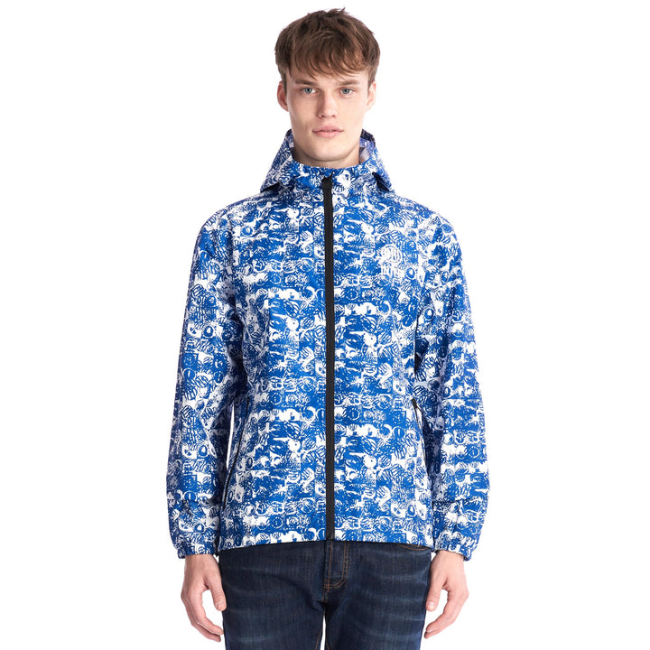 Inter Unisex Giacca Regenjacke, Exklusive Kollektion Rain, Weiss
