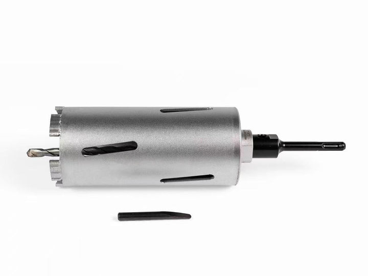 SDS PLUS Diamantbohrkrone DM 32-150 mm L 200 mm Kernbohrkrone Kernbohrer M22 mit Spitzgewinde für Bo
