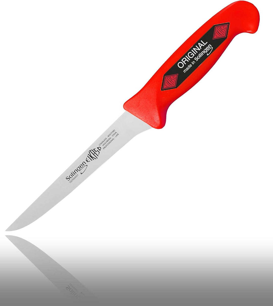 EIKASO Solingen 6 Teilig Schlachtermesser Metzgermesser Ausbeinmesser Butcher Knife 3323 R aus Molyb