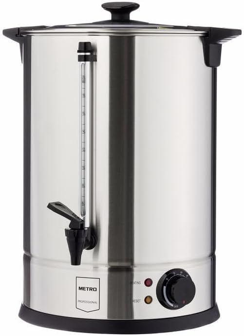METRO Professional Wasserkocher GWB1020, auch fÙr GlÙhwein, GlÙhweinspender, 20 Liter, 130 Tassen, 2
