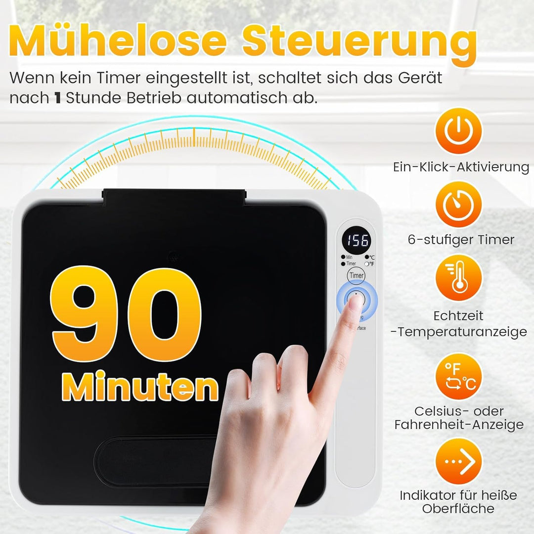 RELAX4LIFE 23L Handtuchwärmer, Towel Warmer mit automatischer Abschaltung & Schnellheizung, Handtuch