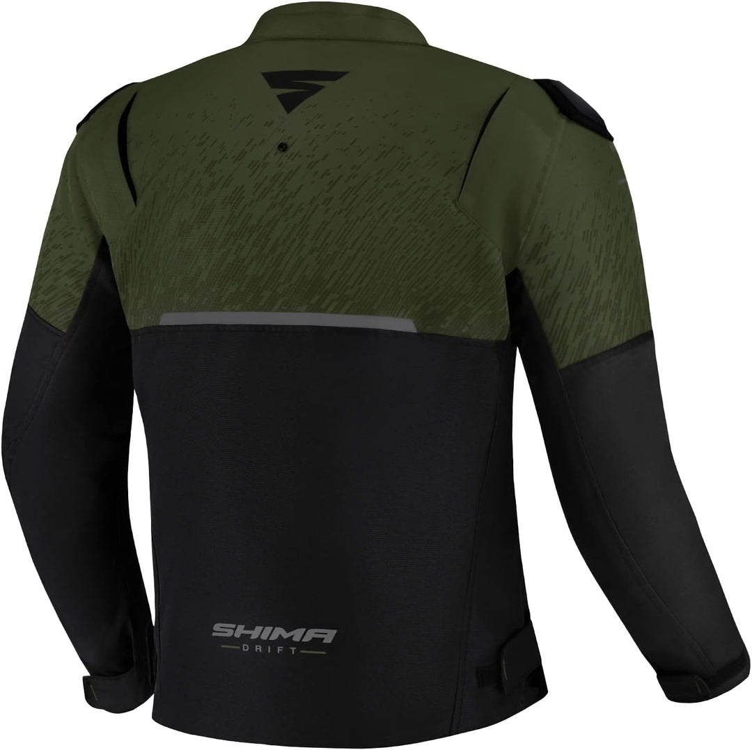 SHIMA DRIFT Motorradjacke Herren | Leichte, Atmungsaktive Sommer Mesh Motorcycle Stadt Textiljacke M