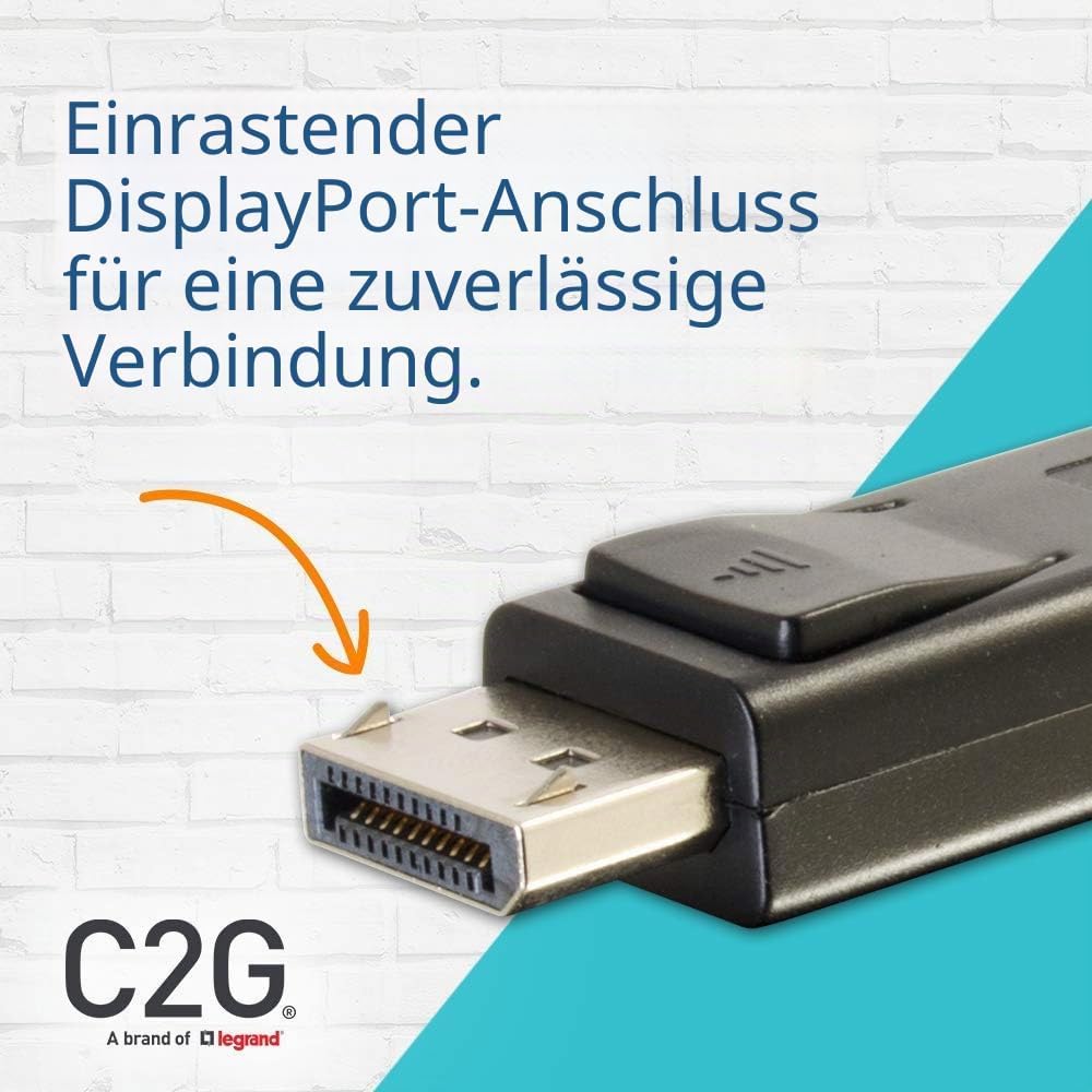 C2G DisplayPort™ 1.2 to Dual DisplayPort™ MST Hub 4K Doppelmonitor MST Hub, Mini DP Multi-Stream Tra