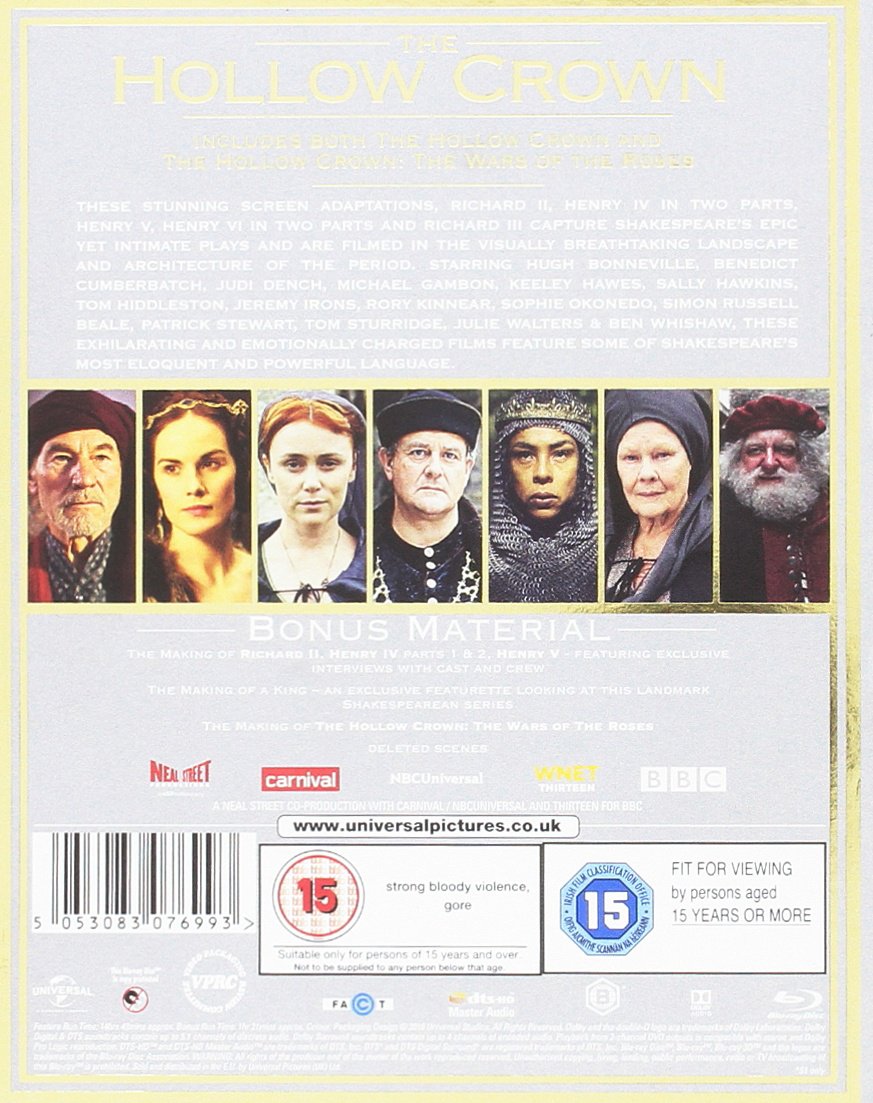 The Hollow Crown - Series 1-2 [Blu-ray] [2015], Blu-ray