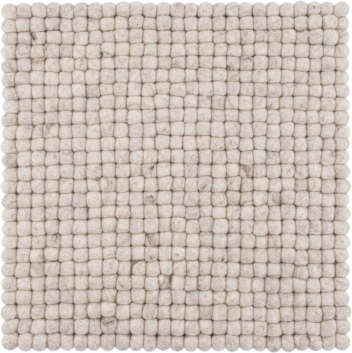 myfelt Filzkugel Sitzauflage Stuhlauflage - Béla - 36x36 cm, beige, Beige
