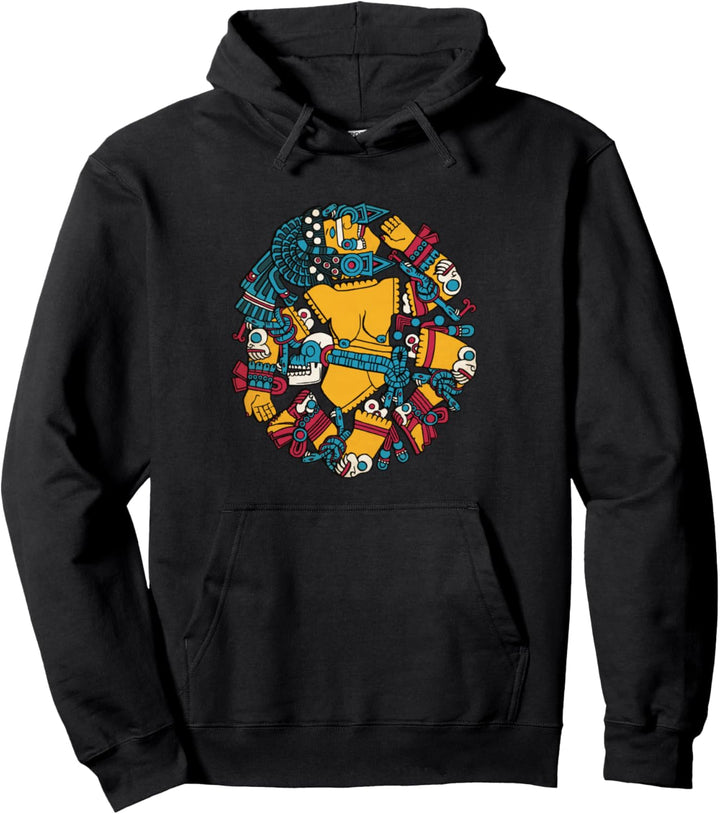 Indianer Azteken Göttin Coyolxauhqui Pullover Hoodie