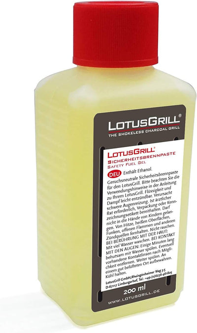 LotusGrill XL Starter-Set 1x XL Grill, 1x Buchenholzkohle 2,5 kg, 1x Brennpaste 200ml, 1x Marinierpi