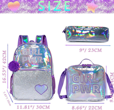 HTgroce Rucksack Mädchen Durchsichtig Rucksack Transparent Plastic schultascheTransparent Waterproof