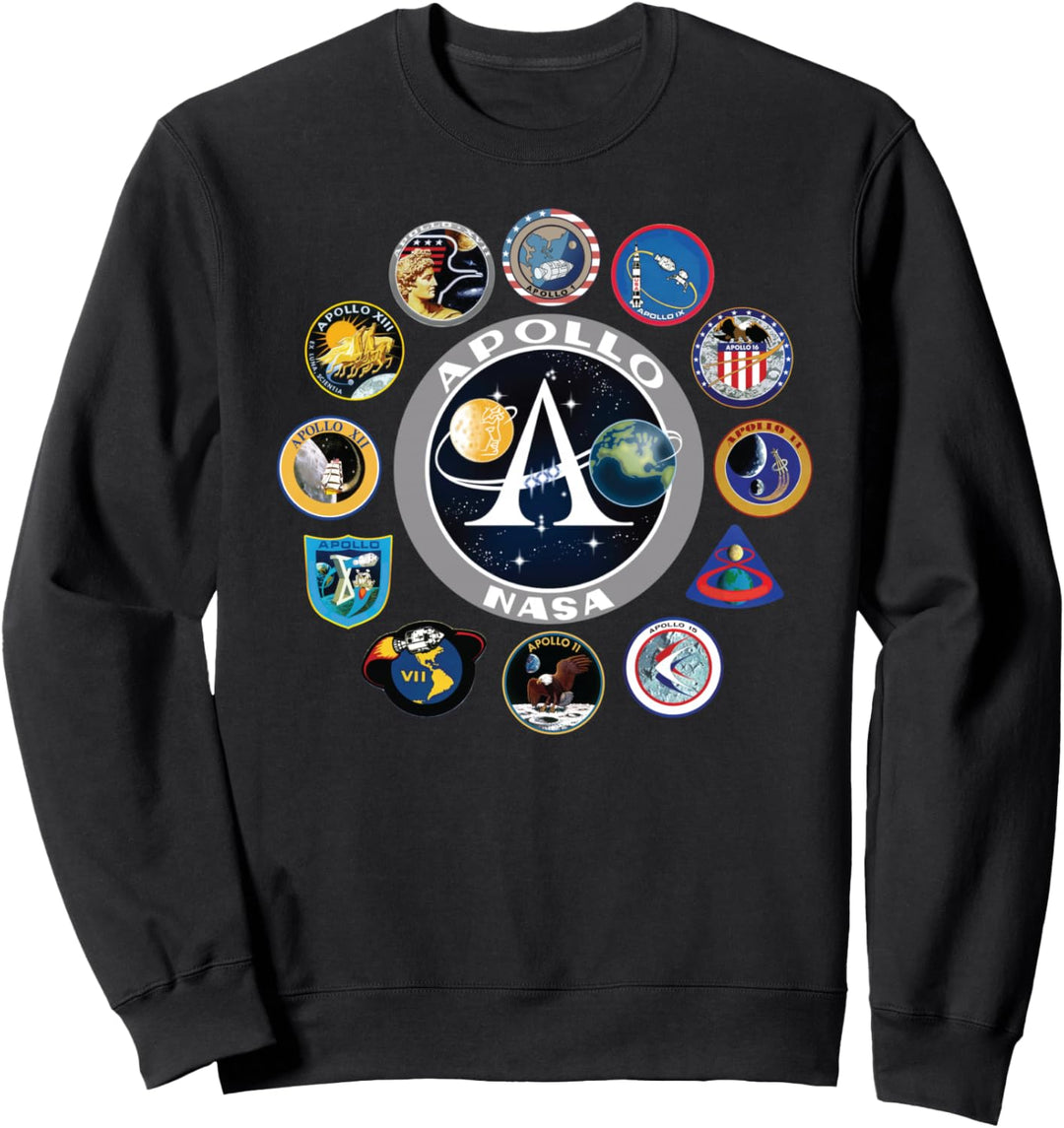 NASA Project Apollo Mission Patches Sweatshirt