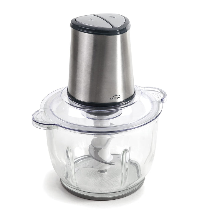 Lacor - 69077 - Automatischer Cutter, Food Chopper, Chopper mit ultra-widerstandsfähigen Klingen, BP