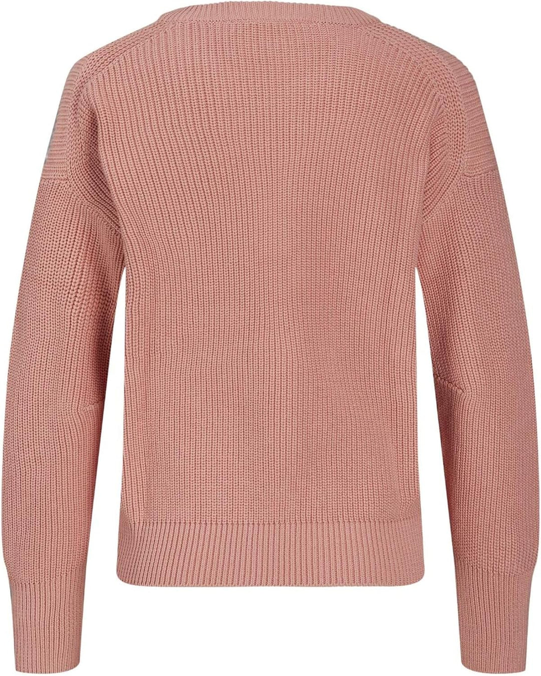 JDY Damen Jjxx Jxmila Ls Twist Crew Neck Knit Noos M Coral Haze, M Coral Haze