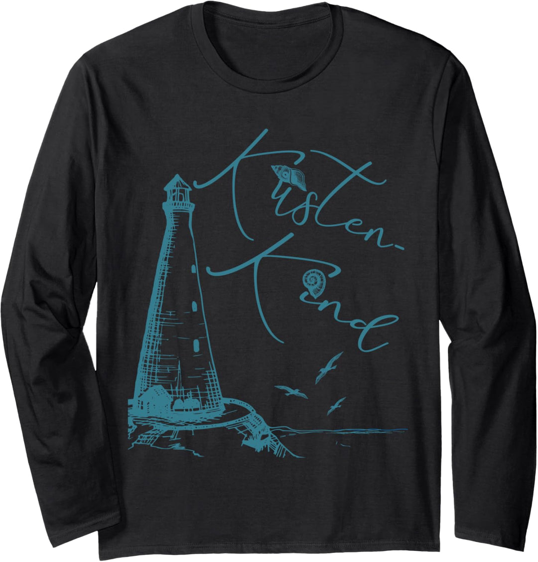 Küstenkind Nordsee Ostsee Meer Liebe Heimatliebe Leuchtturm Langarmshirt