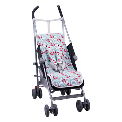 JYOKO KIDS Sitzauflage Universal für Kinderwagen + Gurtpolster Hergestellt aus Baumwollstoff + Schau