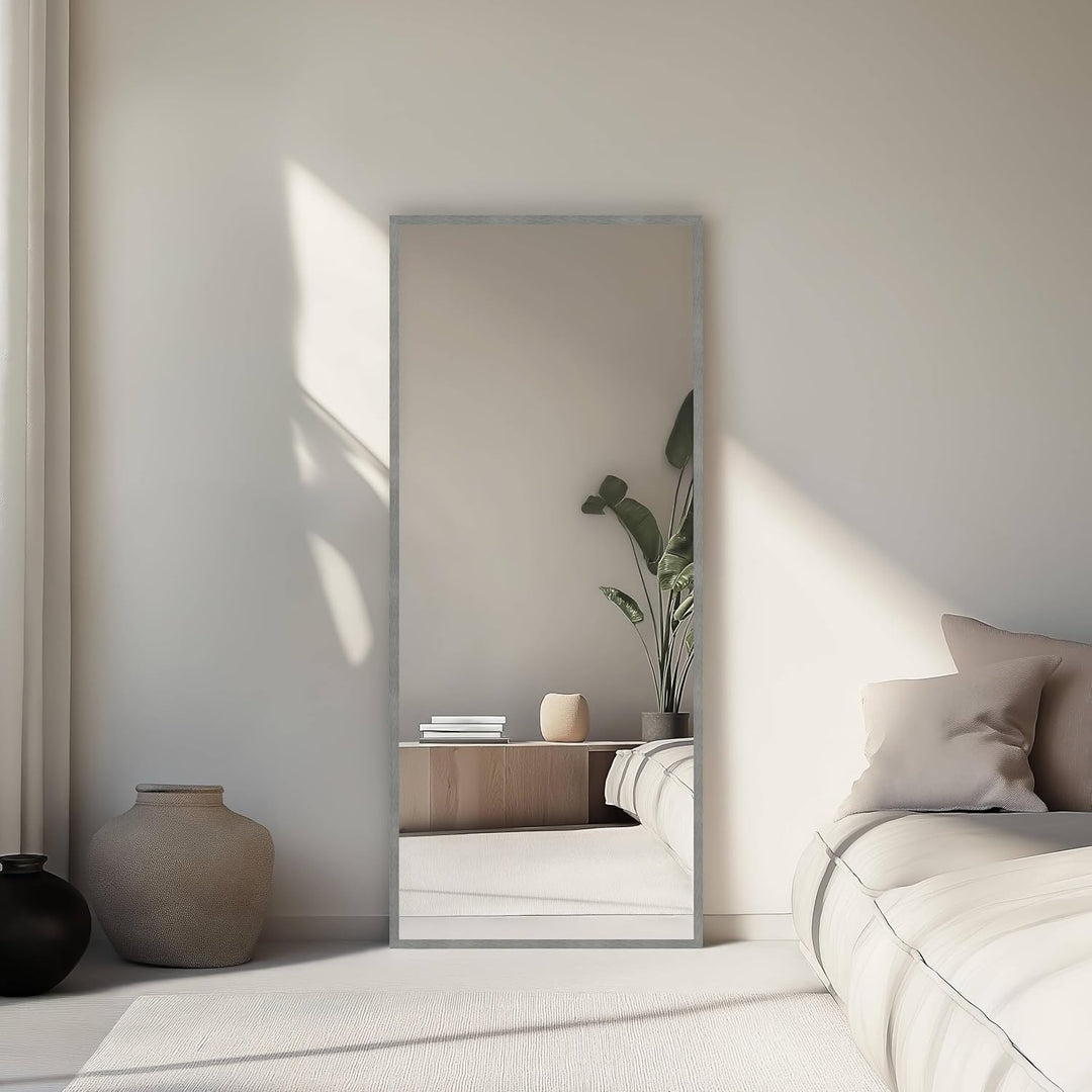 nielsen HOME Wandspiegel Star, Grau matt, Aluminium, ca. 70x170 cm Struktur Grau 170L x 70B cm, Stru