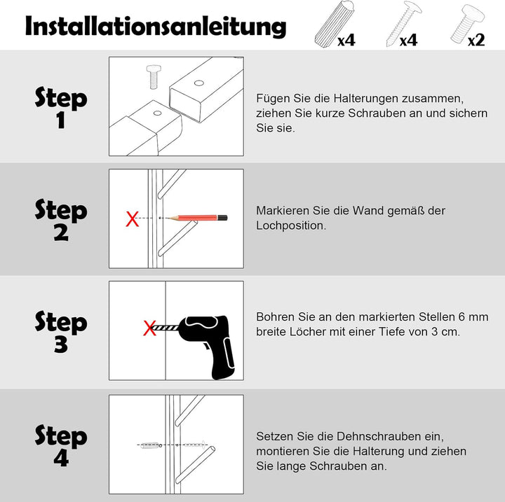 Skateboard Wandhalterung, Skateboard Halterung, Snowboard Wandhalterung, Snowboard Halterung Wand, S