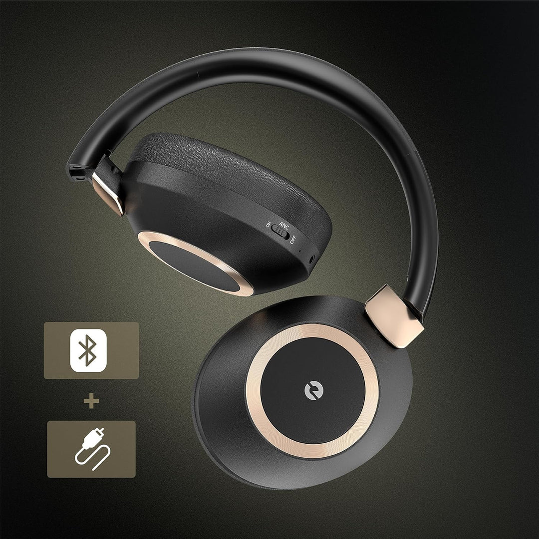 Kopfhörer Kabellos Bluetooth, Over Ear Kopfhörer Noise Cancelling, 100 Std Spielzeit 5.3 Bluetooth K