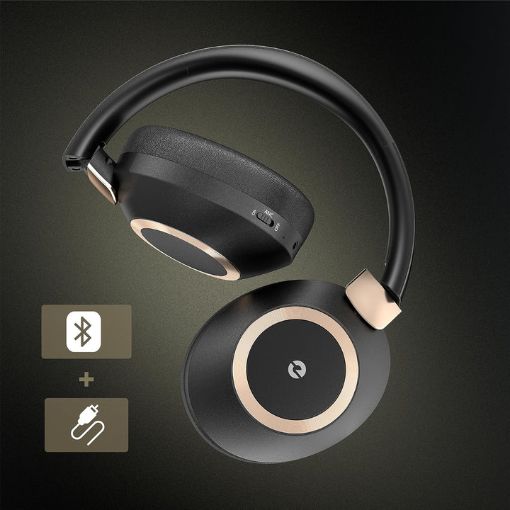Kopfhörer Kabellos Bluetooth, Over Ear Kopfhörer Noise Cancelling, 100 Std Spielzeit 5.3 Bluetooth K