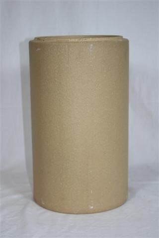 Schamotte Rohr 330mm lang ø 140 Innen