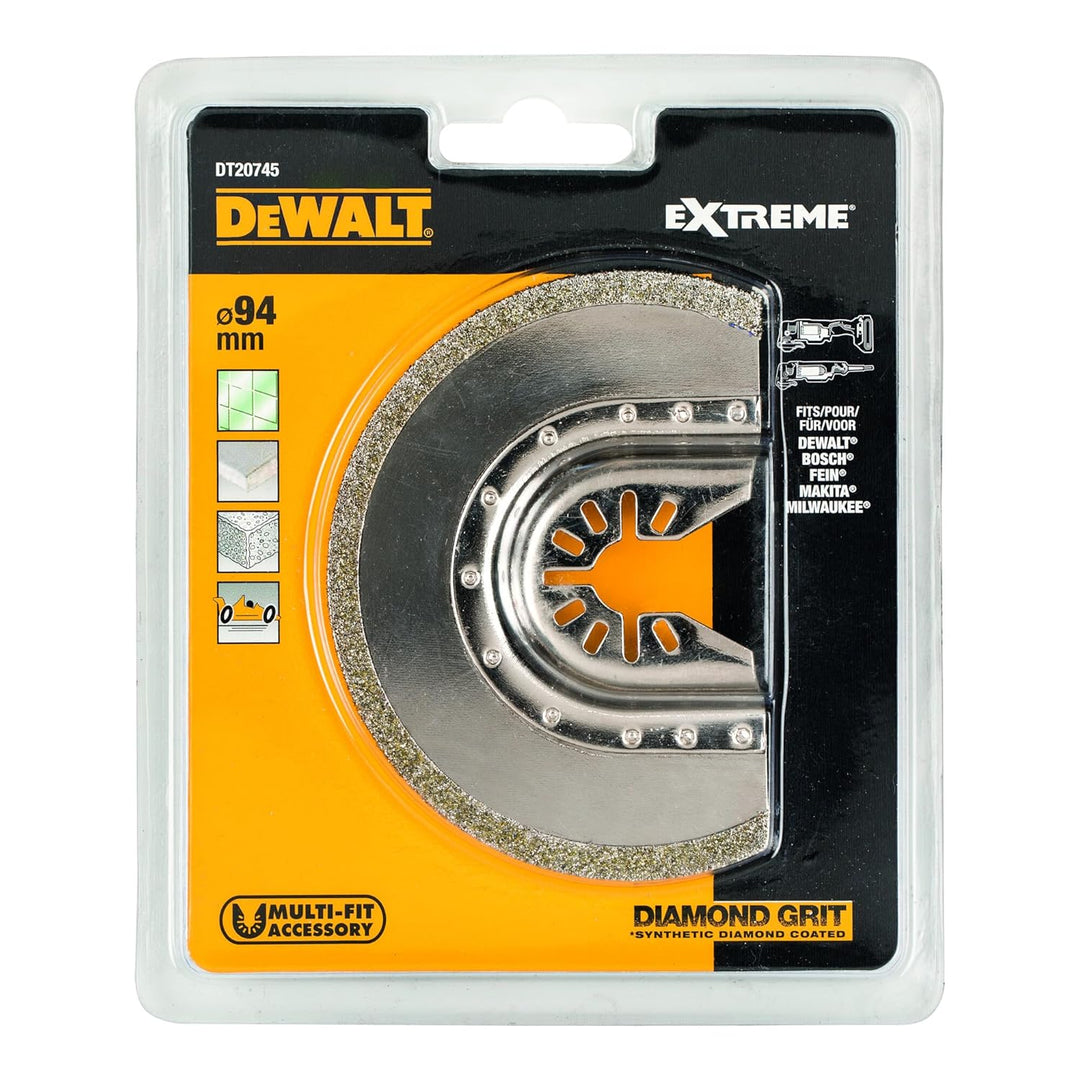 Dewalt Diamant Segmentsägeblatt 100 mm (für Multitools / Multifunktionswerkzeuge, vielseitige Anwend