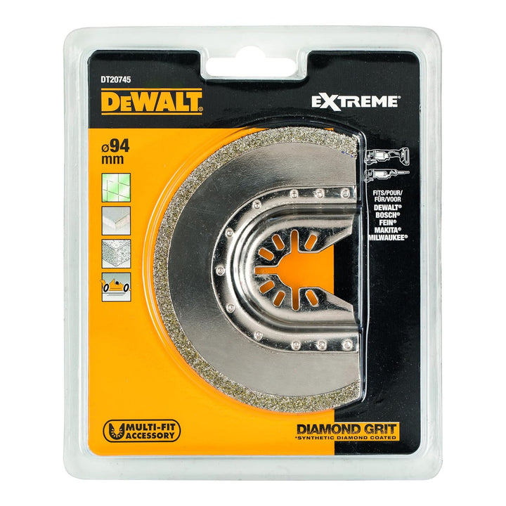 Dewalt Diamant Segmentsägeblatt 100 mm (für Multitools / Multifunktionswerkzeuge, vielseitige Anwend