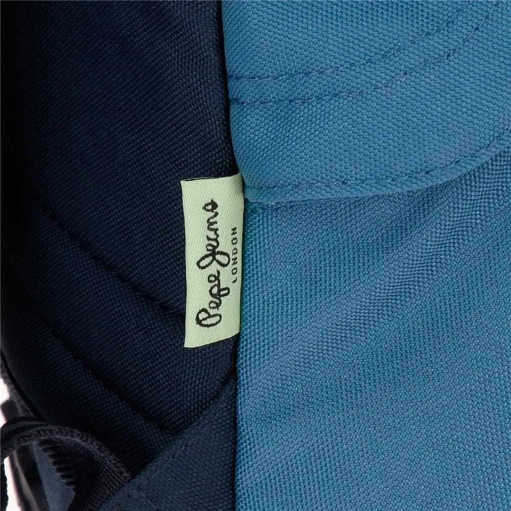 Pepe Jeans Duncan Schulrucksack, Blau, 31 x 44 x 17,5 cm, Polyester, 21,12 l Rucksack 44, Rucksack 4