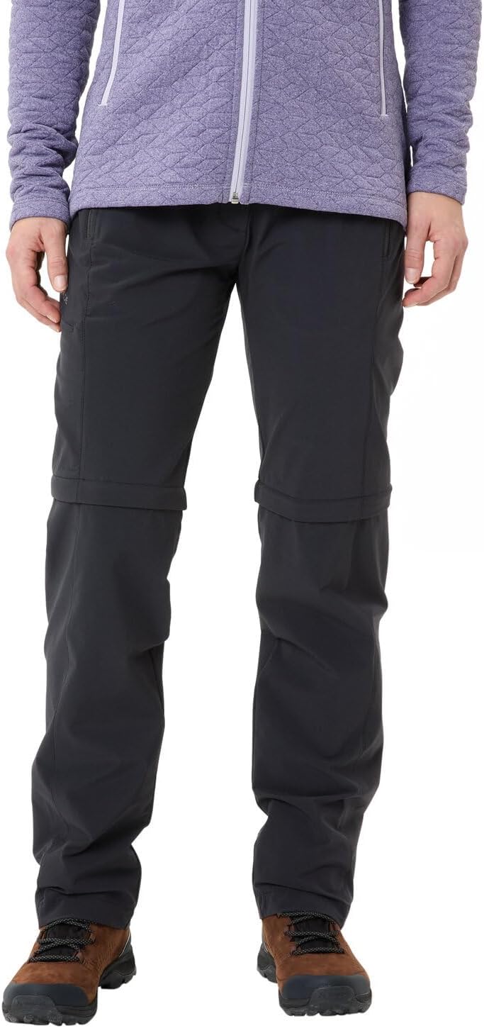 VAUDE Women's Farley Stretch Zo T-Zip Pants Ii Trousers 34 Schwarz, 34 Schwarz