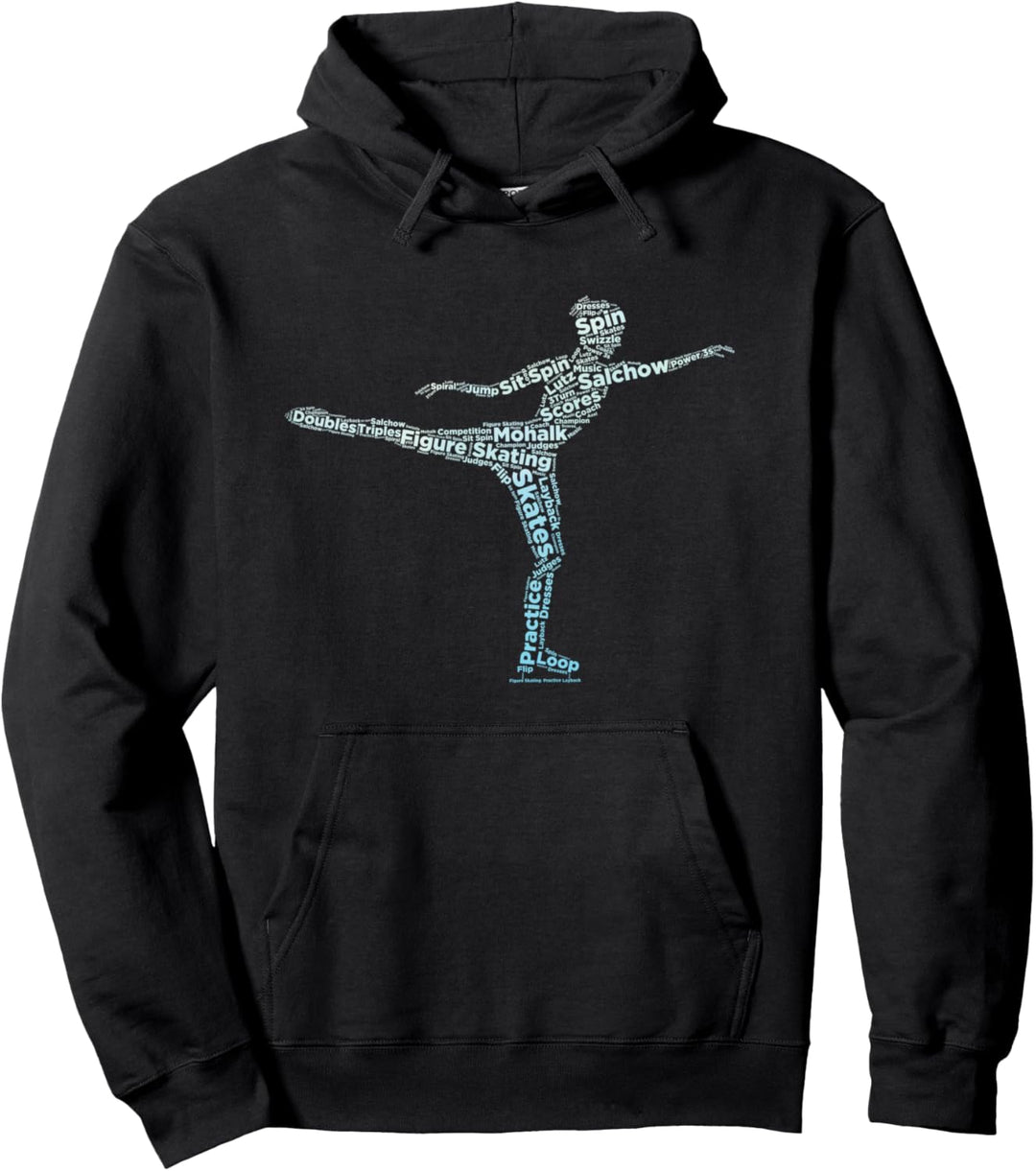 Eiskunstlauf Eis Skate Eiskunstläufer Geschenk Pullover Hoodie