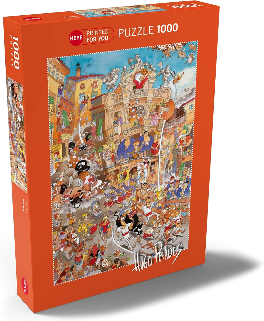 Pamplona - Hugo Prades - Premium 1000 Teile Puzzle - MyPuzzle Sonderkollektion von Heye Puzzle, 1000