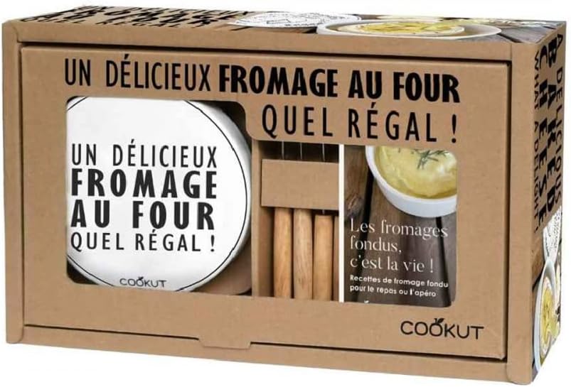 COOKUT, CFRO2CAD-0222 Käsekocher-Set im Ofen