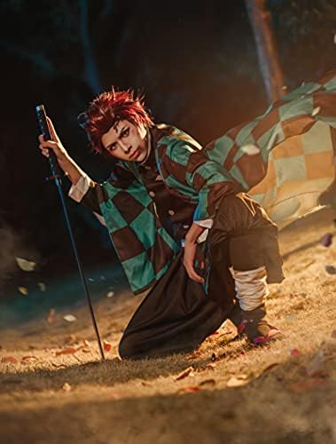 CR ROLECOS Kanroji Mitsuri Cosplay Kostüm Tanjirou Giyuu Vollständiger Kostüm Anime Tokitou Muichiro