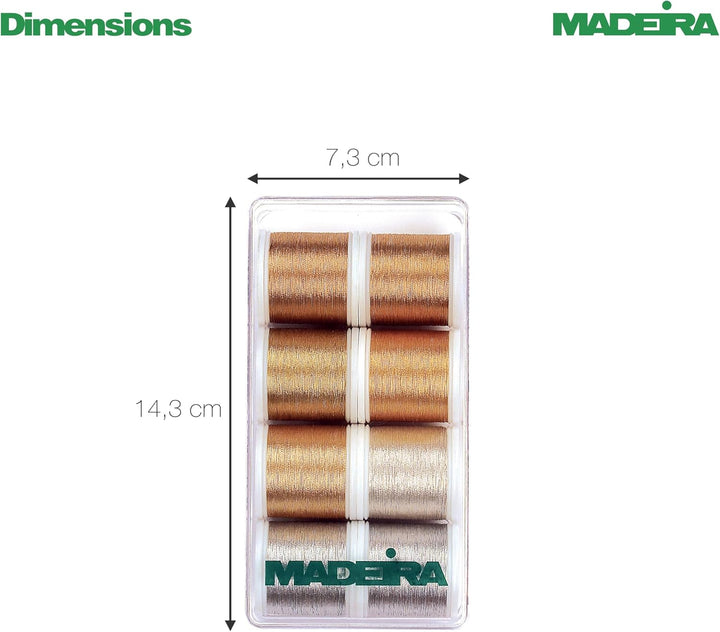 Madeira 8014 Stickbox "Heavy Metal" 8 Spulen à 100 m