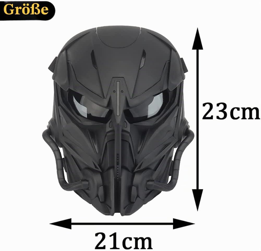 Airsoft Schädel Vollgesichtsschutzmaske Balaclava Maske Einstellbar Für Outdoor Sports CS Cosplay Ta