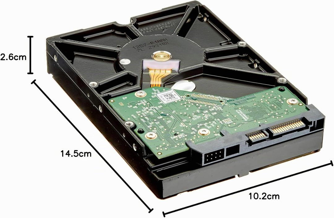 WD Red NAS WD20EFRX Interne Festplatte (2 TB, 8,9 cm (3,5 Zoll), SATA 6 GB/s, Puffer: 64 MB, für My