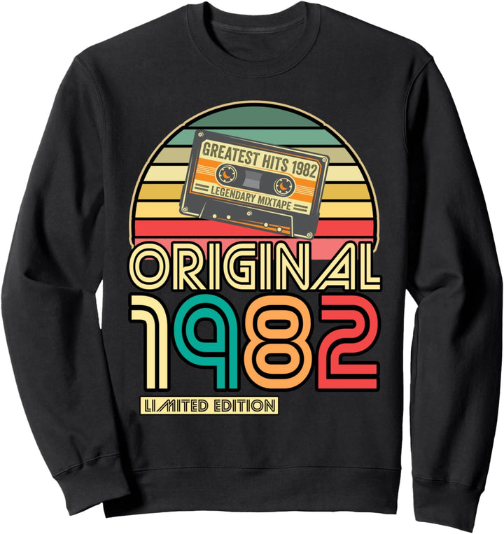 Legendär seit 1982 Geburtstag 1982 Retro Original 1982 Party Sweatshirt