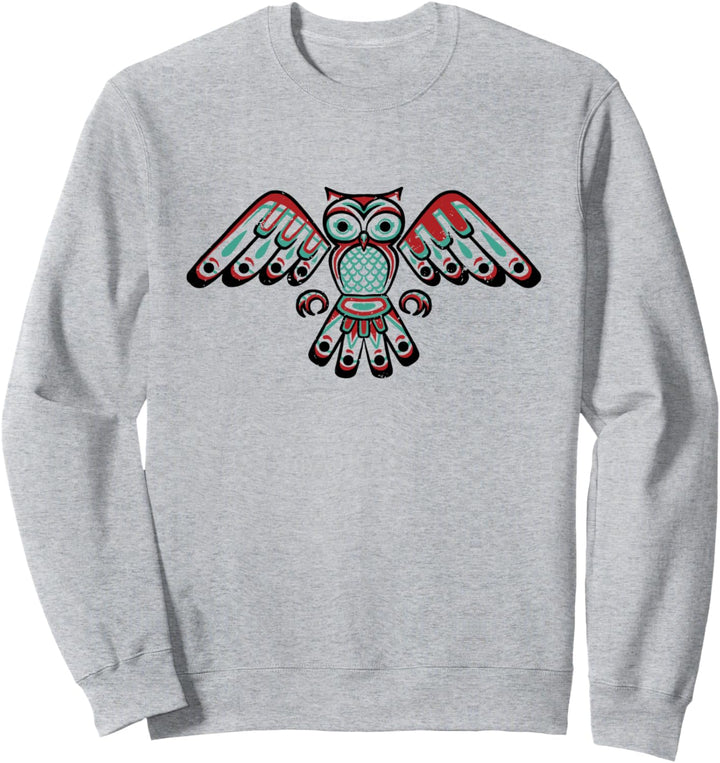 Indianer Eule Astrologisches Zeichen Indian Zodiac Sweatshirt