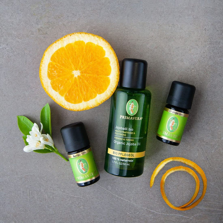 PRIMAVERA Pflegeöl Jojobaöl bio 100 ml - Aromaöl, Naturkosmetik - feuchtigkeitsspendend bei fettiger