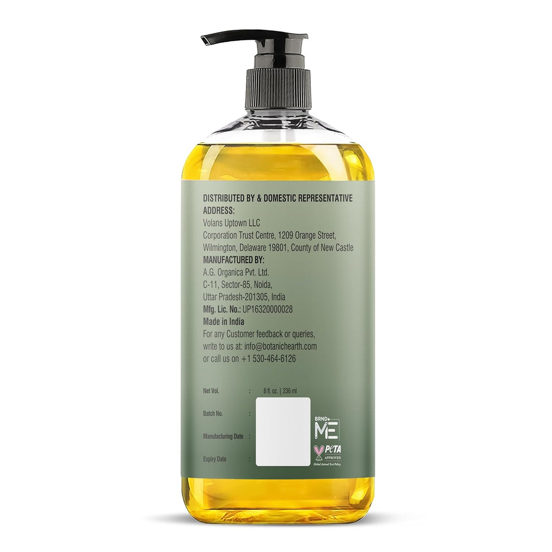 Botanic Hearth Jojobaöl -100% rein, kaltgepresst & hexanfrei, für Haut-, Haar- & Nagelpflege -236ml