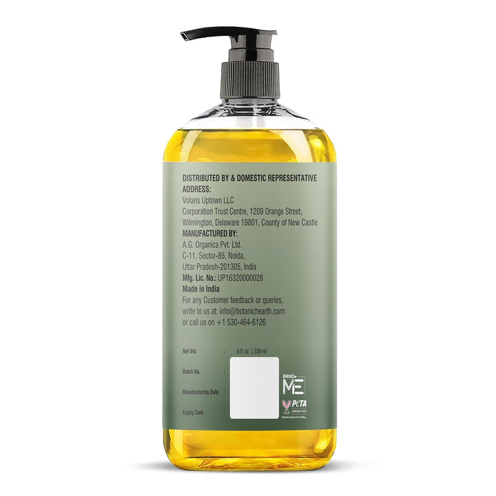 Botanic Hearth Jojobaöl -100% rein, kaltgepresst & hexanfrei, für Haut-, Haar- & Nagelpflege -236ml