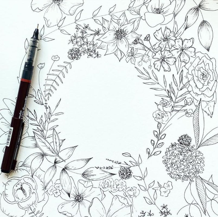 rOtring Tikky-Grafik Fineliner Filzstifte | 0,3 mm | schwarze Tinte | 12-er Box 0.3 bordeaux, 0.3 bo